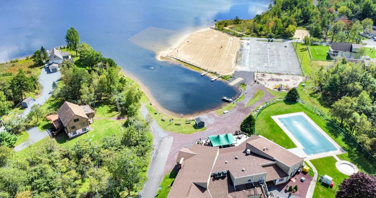 Arial view community